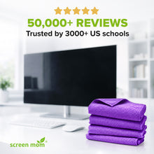 Load image into Gallery viewer, Screen Mom 4-Pack Premium Microfiber Cloths
